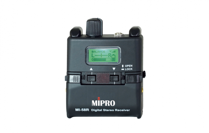 MIPRO 5.8GHz System Stereo Bodypack IEM Receiver
